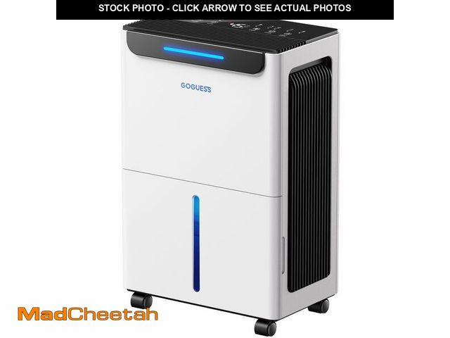Lot 74-14267662 - GoGuess 1600 Sq.ft Dehumidifier for Basement - 21 Pints, Drain Hose &amp; Humidity Control Large Roo...