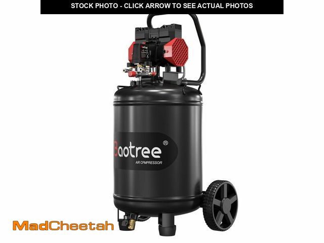Lot 74-12571025 - 14Gal Portable Ultra Quiet Air Compressor, Max 115PSI 2HP 8.75CFM 70dB Oil-Free Low Noise Air Compre...