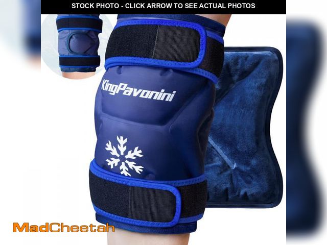 Lot 74-12302274 - 2 Pack XXL Knee Ice Pack Wrap Around Entire Knee After Surgery, Reusable Gel Ice Pack for Knee Injur...