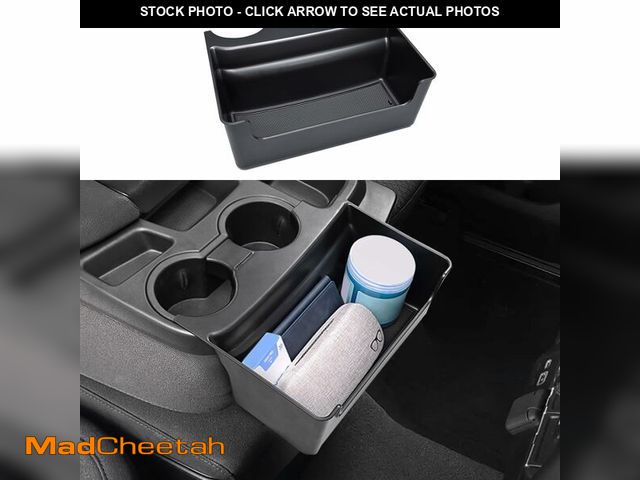 Lot 74-14427957 - Jump Seat Front Cup Holder Hanging Box Compatible with 2019-2026 Chevy Silverado/GMC Sierra 1500 and...