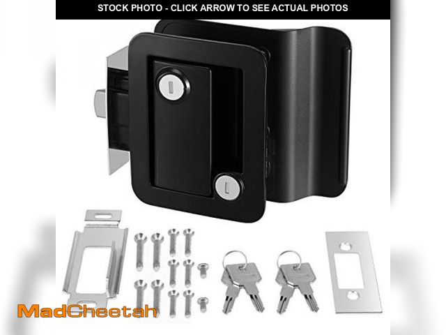 Lot 74-12328248 - Kohree Upgraded RV Door Lock Replacement with Paddle Deadbolt, 100% Zinc Alloy, Camper Door Handle L...