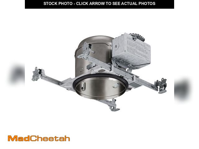 Lot 74-14277911 - HALO H27 6 in. Aluminum Recessed Lighting Housing for New Construction Shallow Ceiling, Insulation C...