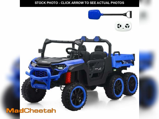 Lot 74-12836614 - (MISSING SHOVEL) TCARAIWEN 24V Ride On 2 Seater Dump Truck with Remote Control, Ride on UTV W/,2 Spe...
