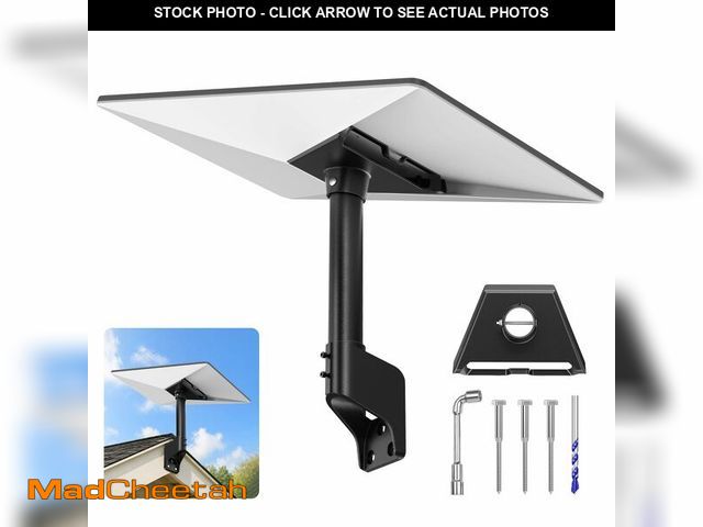 Lot 74-14432143 - Standard 4/4X Mount for Starlink, 360ÃÂ° Adjustable Gen 3 Dish Wall Mount with Aluminum Adapter, Ru...