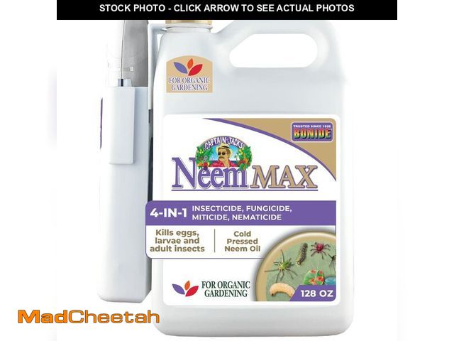 Lot 74-14145469 - Bonide Captain Jack's Neem Max, 128 oz Ready-to-Use Spray Cold Pressed Neem Oil, Multi-Purpose Insec...