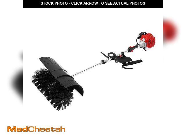 Lot 74-13768733 - 2.3 HP Powerful Handheld Cleaning Sweeper Power Lawn Sweeper - UNUSED