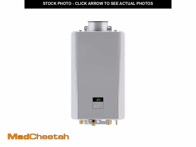 Lot 74-12568254 - Rinnai RE199iN Non-Condensing Natural Gas Tankless Water Heater, Up to 9.8 GPM, Indoor Installation,...