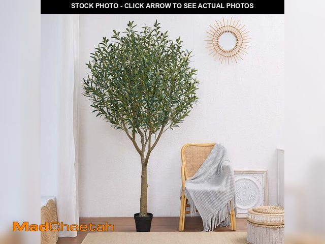 MadCheetah.com - Lot 74-13029654 - 7FT Fuller Artificial Olive Tree in ...