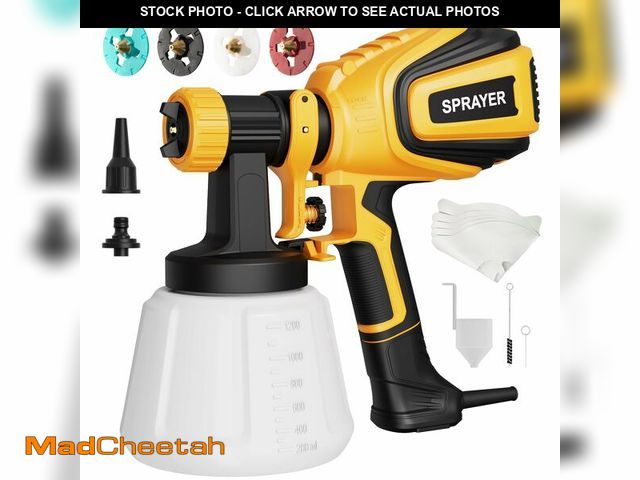 Lot 74-14482426 - VONFORN Paint Sprayer, 700W Spray Paint Gun with 4 Nozzles &amp; 3 Patterns - USED