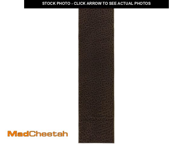 Lot 74-13042100 - Garland Rug Ivy 2 Ft. X 12 Ft. Brown Mocha Floral Solid Color Area Rug - Durable, Stylish, and Soft ...