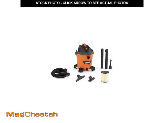 Lot 74-12900253 - (MISSING ATTACHMENTS) Ridgid HD1200 12 Gal. 5.0-Peak HP NXT Wet Dry Vac - USED