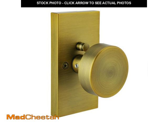 Lot 74-12216596 - HIEMEY Antique Brass Door Knobs Interior with Lock, Modern Vintage Privacy Antique Door Knobs Door H...