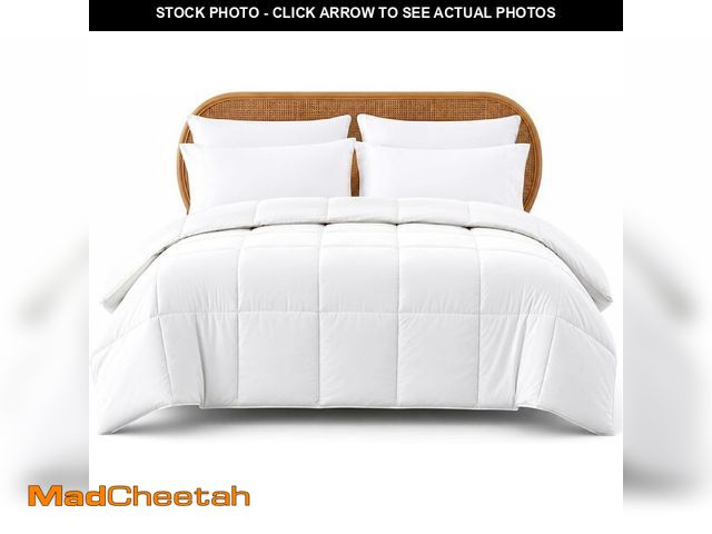 Lot 74-13583348 - Modern Threads Down Alternative Reversible Comforter White/White Twin - UNUSED
