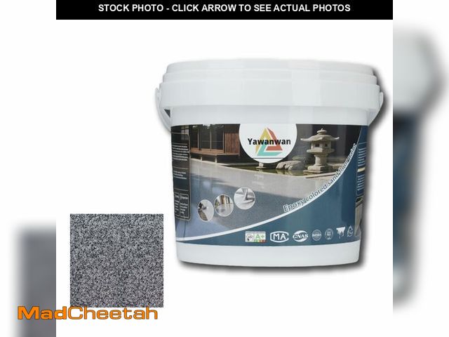 Lot 74-14208315 - Epoxy Colored Sand Floor Paint, Self-leveling Epoxy Floor Paint for Indoor and Outdoor, Wear-resista...