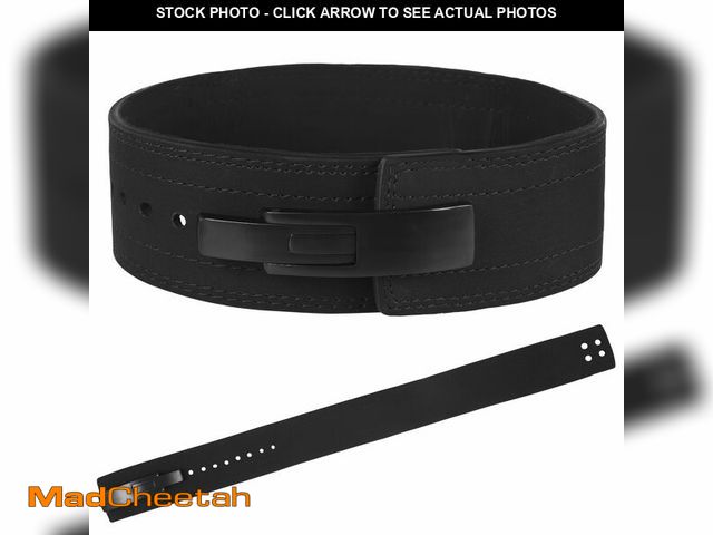 Lot 74-12441160 - Powerlifting Belts Lever Belt For Men and Women 10mm IPF Thick Leather Weight Lifting Belt Ideal for...