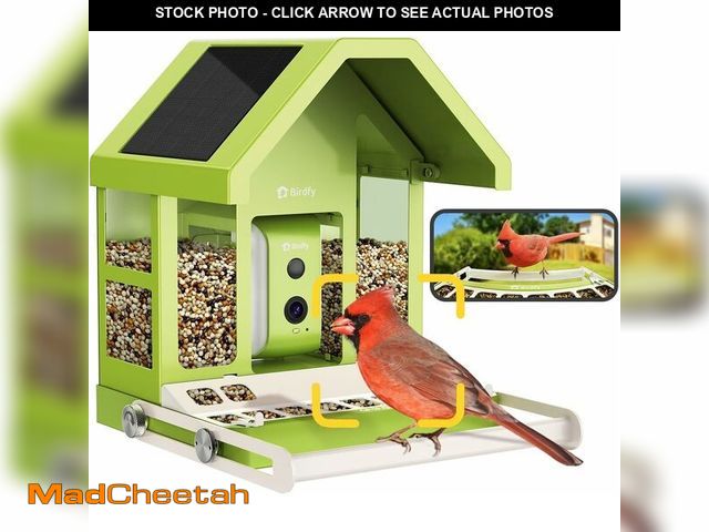 Lot 74-13709261 - Birdfy Smart Bird Feeder with Camera, Durable Metal Feeders for Outdoors, Auto-Identify &amp; Record...