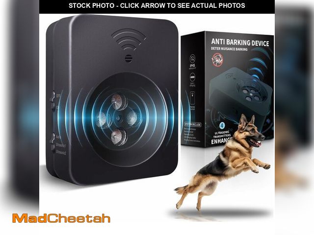 Lot 74-14056679 - Anti Barking Device for Dogs Long Range 50ft, Ultrasonic Dog Bark Deterrent Device with Stop Dog Bar...