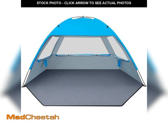 Lot 74-14380919 - Gorich Beach Tent Sun Shelter for 3/4/6/8/10 Person with UPF 50Ã¯Â¼â¹ UV Protection, Lightweight &a...