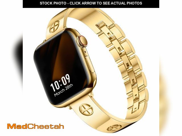 Lot 74-12714879 - Missair Compatible with Apple Watch Straps 40mm 38mm 41mm 44mm 42mm 45mm 49mm, Stainless Steel Metal...