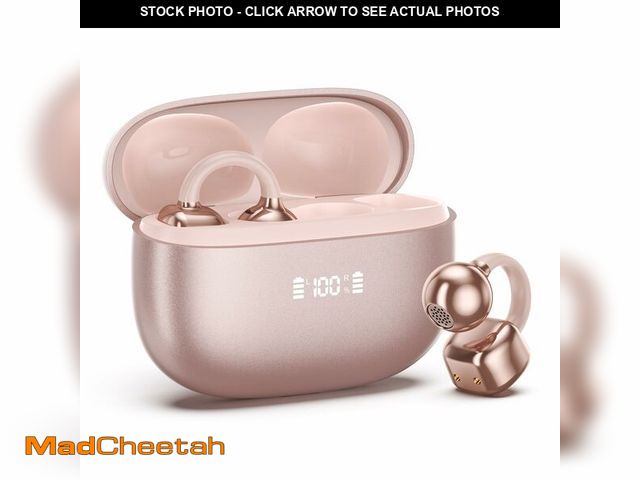 Lot 74-12880451 - PAXA Clip On Earbuds, Clipbuds7 Open Ear Earbuds Wireless Bluetooth 5.4 with LED Display, Auto L-R E...