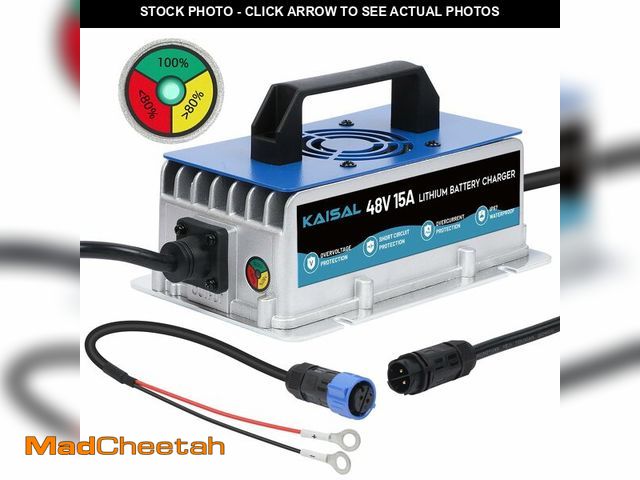 Lot 74-12974596 - Lithium Battery Charger 48 Volt/58.4V 15A for 48V (51.2V) LiFePO4 Battery 0V Wake Up 48V Lifepo4 Bat...