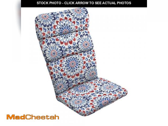 Lot 74-12495573 - ARDEN 20 in. x 45.5 in. Clark Blue Outdoor Adirondack Chair Cushion - UNUSED