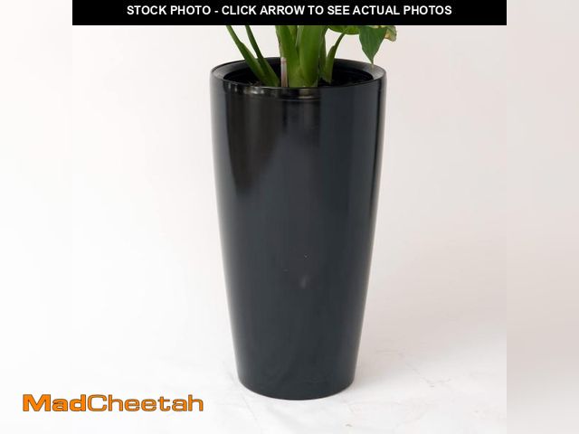 Lot 74-12098639 - XBrand Tall Self Watering Indoor Outdoor for Patio Planter Pot, Decorative Gardening &amp; Home Deco...