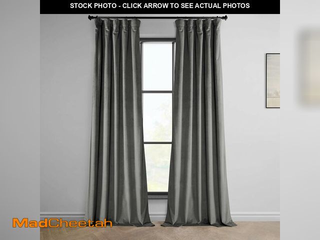 Lot 74-13331475 - HPD Half Price Drapes Heritage Plush Velvet Curtains 96 Inches Long Room Darkening Curtains for Bedr...