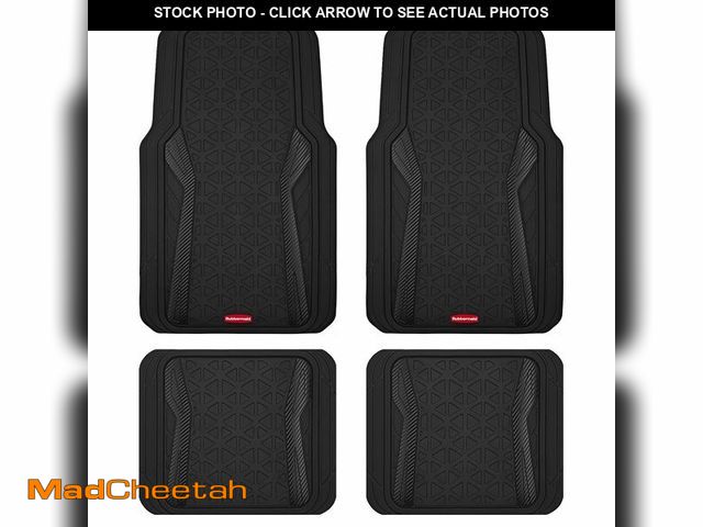 Lot 74-14064225 - Rubbermaid Car Floor Mats Full Set, Premium Heavy Duty All-Weather Car MatsÃ¢â¬â Rugged Rubber wi...