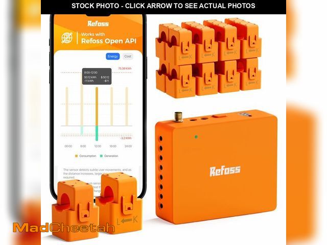 Lot 74-13719129 - Refoss Smart Home Energy Monitor Real-Time Electricity Usage Monitor with 16x60A Circuit Sensor, Ene...
