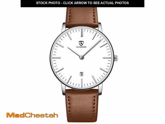 Lot 74-12874567 - BEN NEVIS Watch, Mens Watch, Minimalist Fashion Simple Wrist Watch Analog Date with Leather Strap - ...