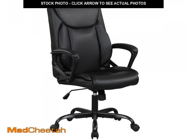Lot 74-12426283 - (SMALL TEAR) BestOffice Ergonomic Office Chair, Lumbar Support, Swivel Rolling for Men, Women(Black)...