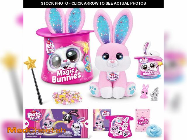 Lot 74-13710314 - Pets Alive Magic Bunnies (Candy) by ZURU Electronic Plush Unboxing Surprise Interactive Magic Toy - ...