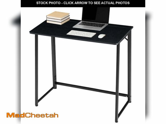 Lot 74-13818075 - EDX Folding Computer Desk, 31.5 Inch Compact Foldable Writing Workstation for Small Spaces, Easy Ass...