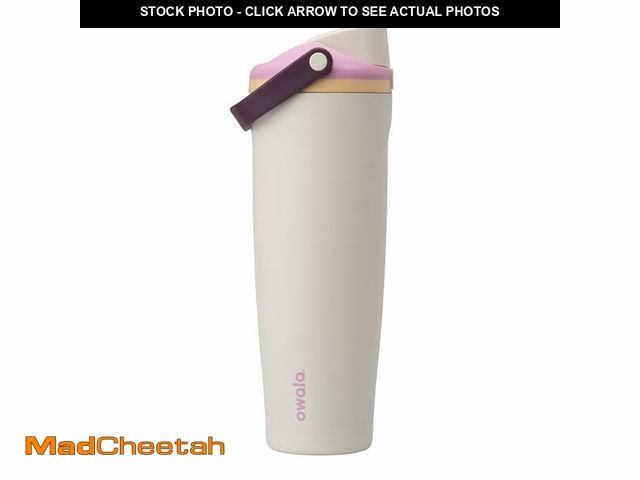 Lot 74-14063128 - Owala FreeSip Sway Insulated Stainless Steel Water Bottle with Two-Way Spout, Built-In Straw and Buc...