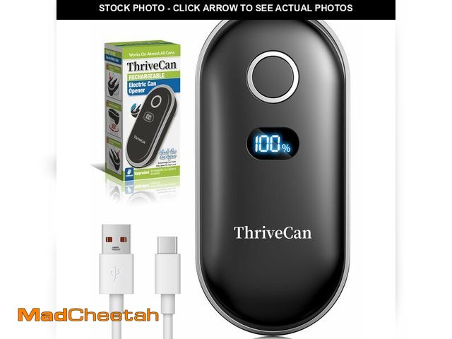 Lot 74-14432697 - ThriveCan Rechargeable Electric Can Opener Ã¢â¬â One-Touch for Seniors &amp; Arthritis &amp; Weak...
