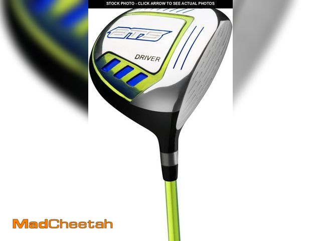 Lot 74-12288615 - Orlimar unisex teen Orlimar ATS Junior Boys Lime Blue Series Driver LH Ages 3 5 , Lime/Blue, Left Ha...