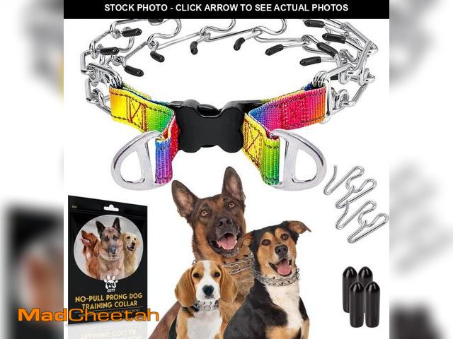 Lot 74-12330469 - PetJett Prong Collar for Dogs - Choke Collar for Dogs, Pinch Collar for Dog Adjustable No Pull Safet...