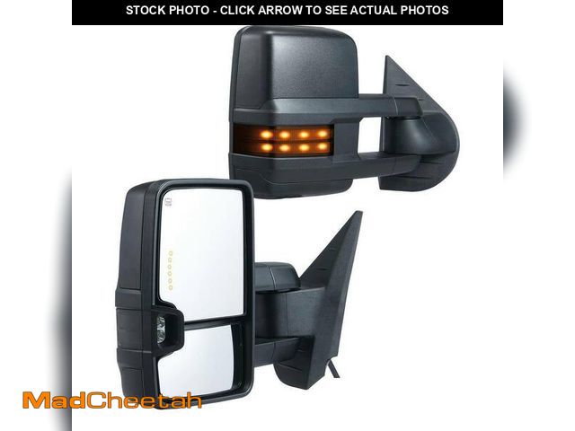 Lot 74-12920656 - VEVOR Towing Mirrors Pair for Chevrolet Silverado (2007-2014)/GMC/Cadillac Manual Controlling Heatin...