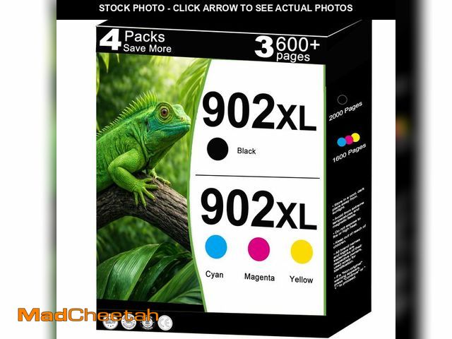 Lot 74-14422901 - 902XL Ink Cartridges Replacement for HP 902 XL Ink Cartridges Combo Pack Work for 6962 6968 6963 696...