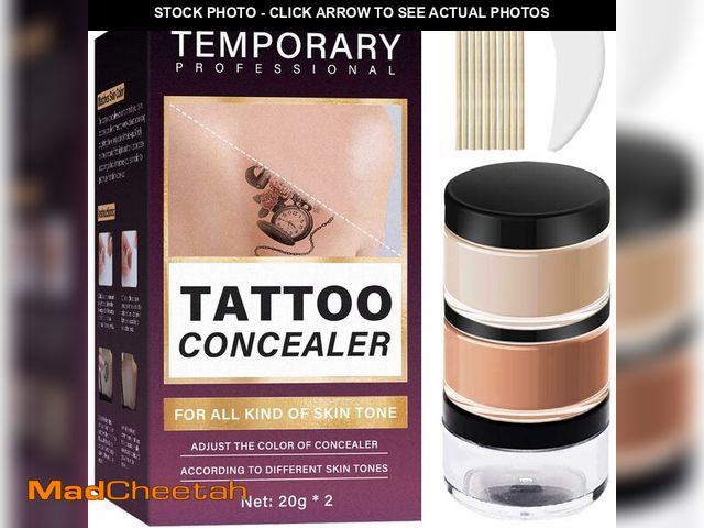 Lot 74-13575176 - Tattoo Cover Up Cream,Instant Tattoo Cover1616 - USED