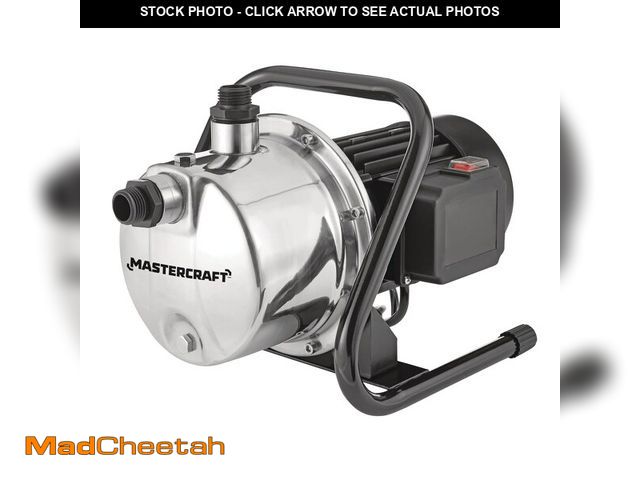 Lot 74-14080872 - Mastercraft 1-1/2-HP Electric Irrigation &amp; Lawn Sprinkler Pump - USED