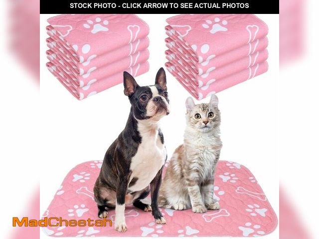 Lot 74-12323970 - BEAUTYZOO 8 Pack Washable Pee Pads for Dogs, Reusable Puppy Pads for Potty Training, Waterproof Supe...