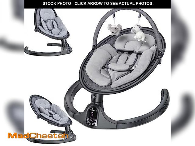 Lot 74-12137491 - BabyBond Baby Swings for Infants to Toddler | Bluetooth Baby Swing with 3 Seat Positions | 5 Natural...