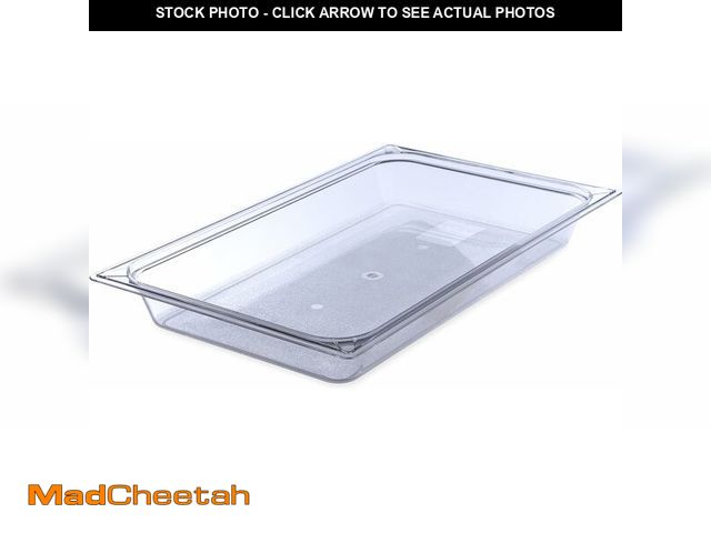 Lot 74-13733620 - Carlisle FoodService Products Storplus Full-Size Plastic Food Pan for Catering, Buffets, and Restaur...
