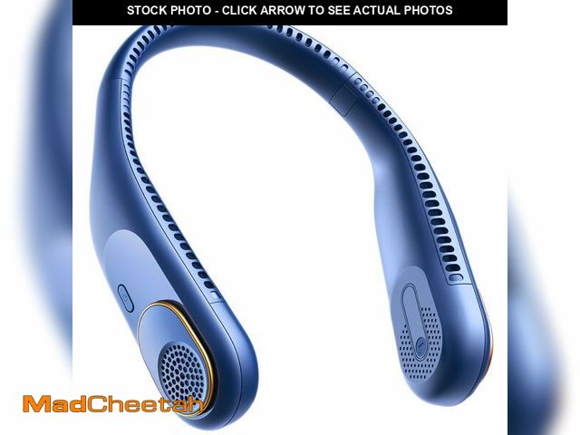 Lot 74-14272866 - SWEETFULL Portable Neck Fan: 5200mAh Bladeless Personal Fan | 4 Speeds, 20H Max Runtime, No Hair Twi...
