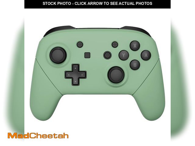 Lot 74-12711694 - eXtremeRate Matcha Green Faceplate Backplate Handles for Nintendo Switch Pro, DIY Replacement Hand G...