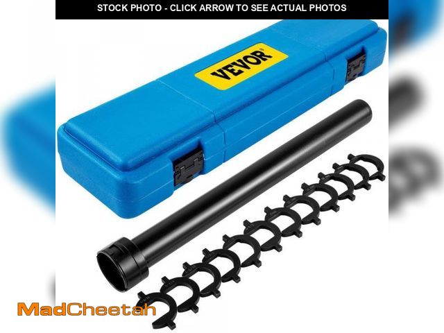 Lot 74-12464016 - VEVOR Car Inner Tie Rod Tool Kit 13 Pcs Drive Tube Tie Rod Removal Tool 1/2 in. Crowfoot Adapters St...