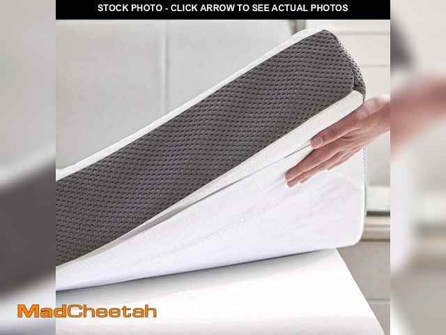 Lot 74-13054134 - BDEUS 3" Gel Memory Foam Mattress Topper King Size, Mattress Pad for Back Pain Relief, Bed Topper wi...