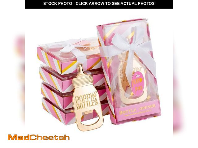 Lot 74-14053906 - Uezea 24 Baby Bottle Openers Baby Shower Favors, Gifts, Decorations, or Souvenir Guest Gift Boxes, P...